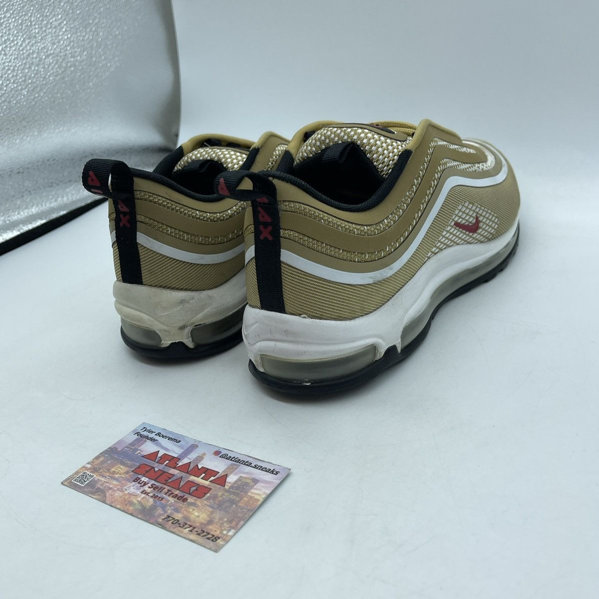 Nike Air max 97 ultra 17 metallic gold Size US 9.5 / EU 42-43 - 5 Thumbnail