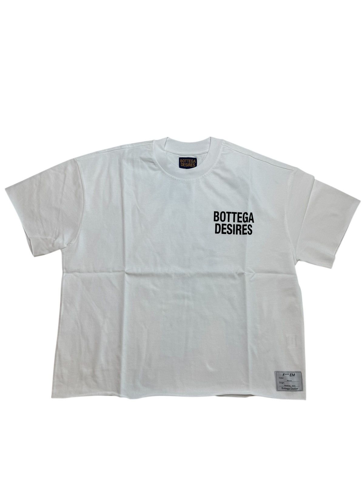 Bottega Desires Bottega Desires Fuck 'Em Tee White SIZE MEDIUM Size US M / EU 48-50 / 2 - 2 Thumbnail