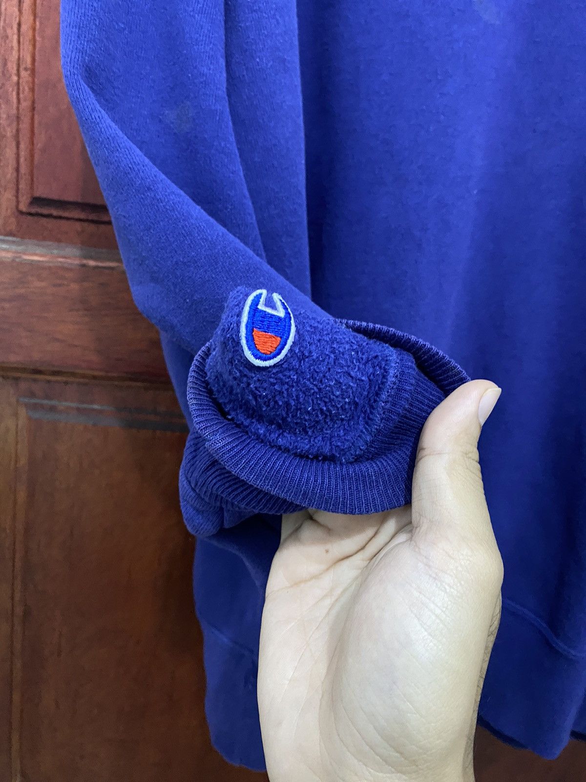 Champion × Vintage Vintage Champion Reverse Logo Big Logo Sweatshirt Size US L / EU 52-54 / 3 - 6 Thumbnail