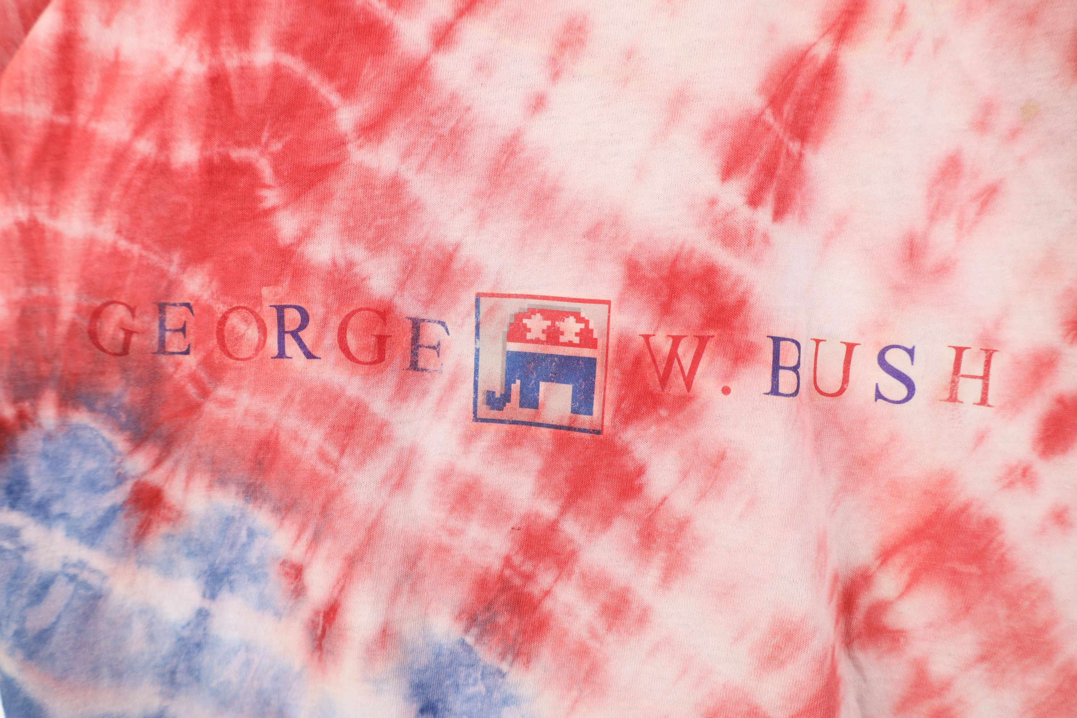 Vintage Vintage Vote For George Bush President Run T-Shirt Cotton Size US XXL / EU 58 / 5 - 13 Thumbnail