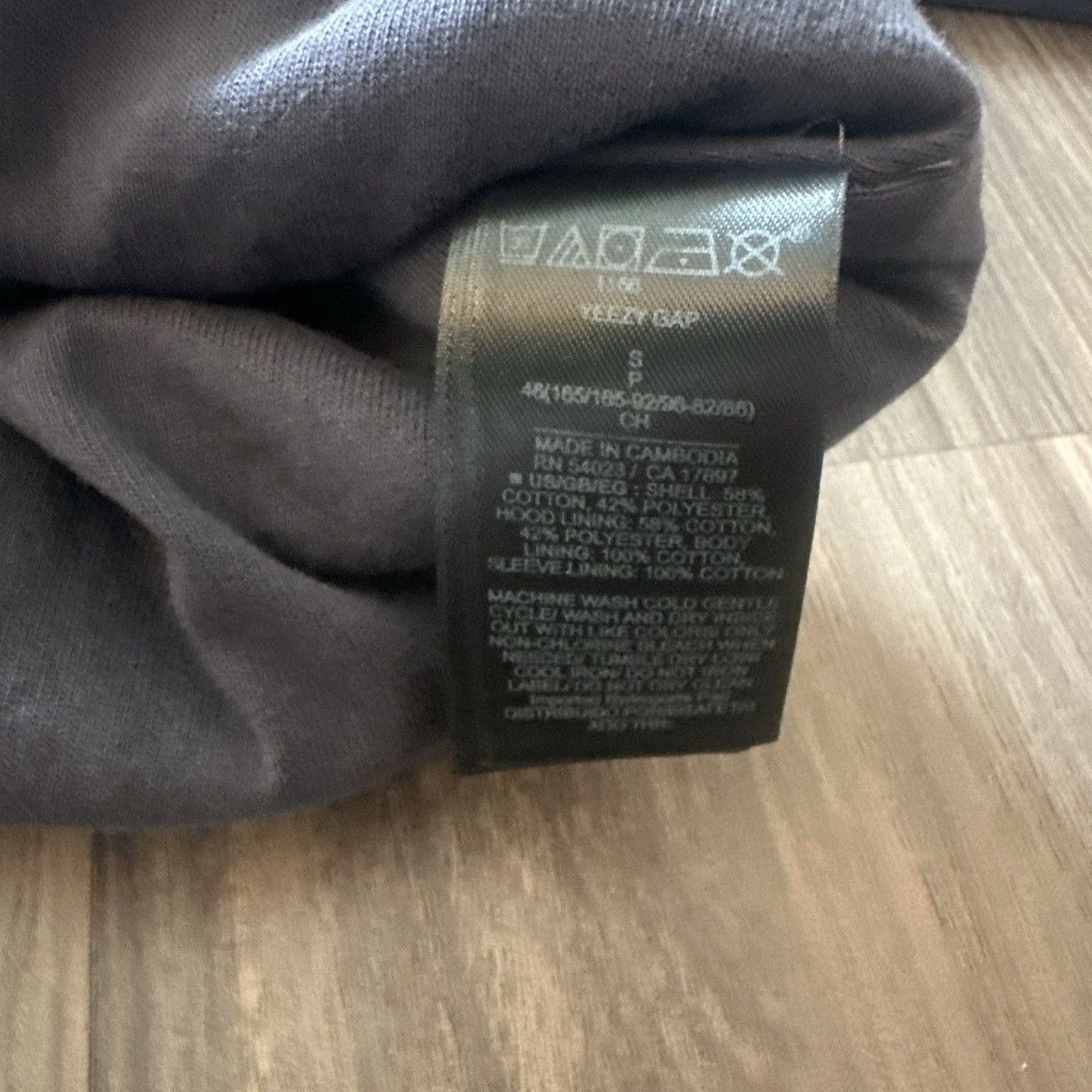 Balenciaga × Gap × Yeezy Yeezy Gap Balenciaga Logo Hoodie DK Grey (SS22) Size S Size US S / EU 44-46 / 1 - 4 Thumbnail