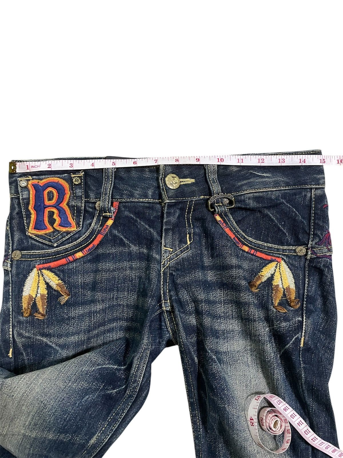 Designer Red Pepper x Kendrick Lamar x Bootcut Jeans Flare RARE!! Size US 30 / EU 46 - 13 Thumbnail