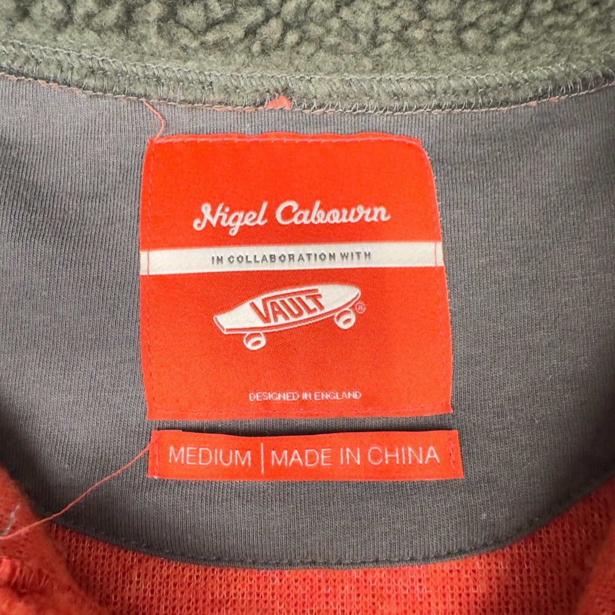 Vans Vans Vault x Nigel Cabourn Sherpa Fleece ColorBlock Pullover Size US M / EU 48-50 / 2 - 4 Thumbnail