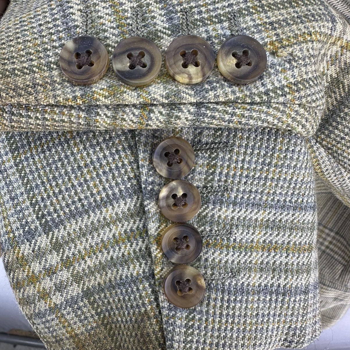 Burberry Vintage 90'a Burberrys New Wool Tartan Check Blazer Size US XL / EU 56 / 4 - 10 Thumbnail
