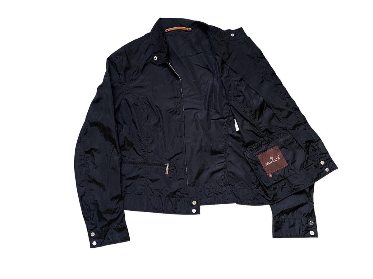 Moncler Womens Moncler Black Nylon Shimmer Lightweight Jacket Blazer Size XS / US 0-2 / IT 36-38 - 2 Thumbnail