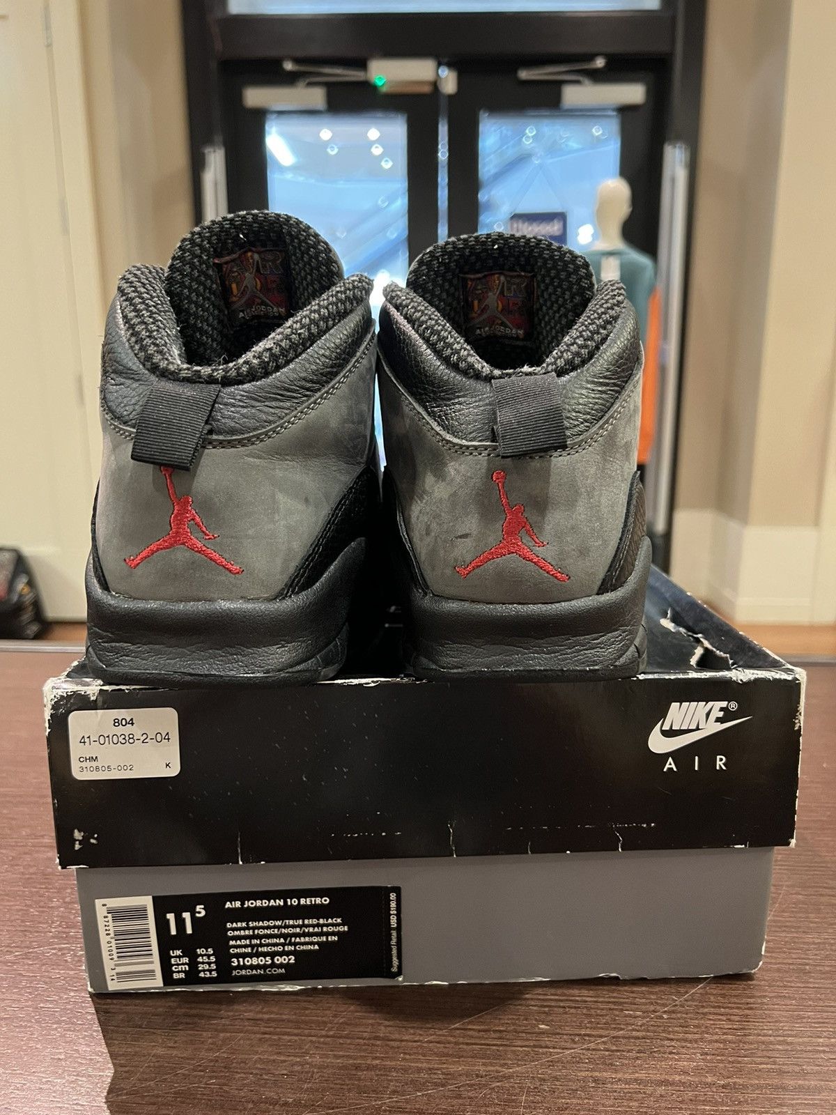 Jordan Brand Jordan retro 10 ‘shadow' Size US 11.5 / EU 44-45 - 6 Thumbnail