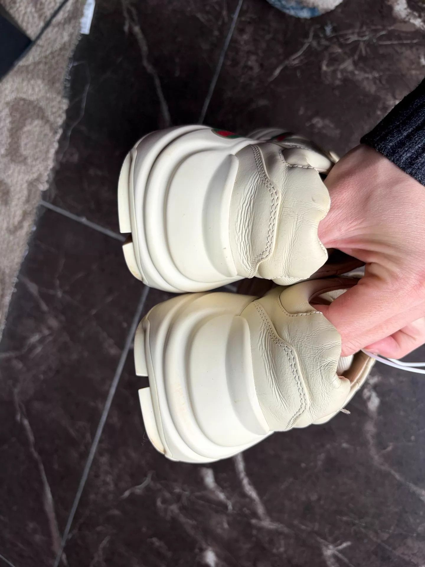 Gucci Gucci Belted Dad Shoe Ivory 36.5 Size US 6 / IT 36 - 3 Thumbnail