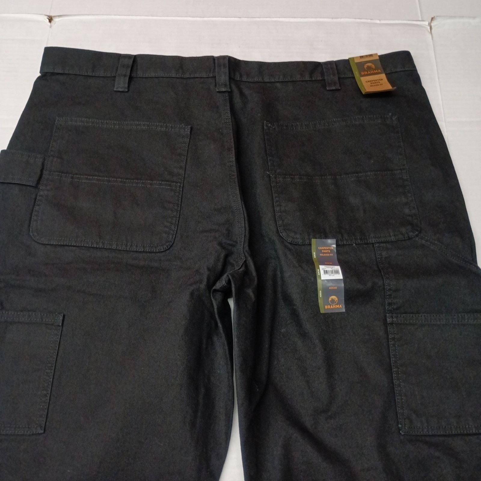 Other Brahma Work Carpenter Pants Men's Size 42x30 Black Relaxed Size US 42 / EU 58 - 8 Thumbnail