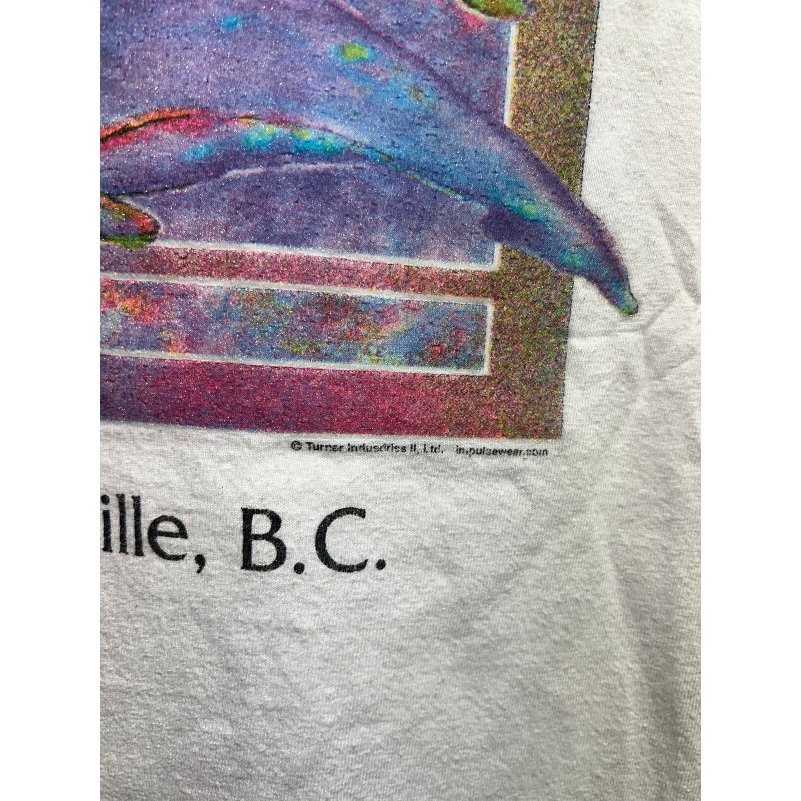 Vintage Vintage Dolphin Shirt Parksville Canada Art The Woods 90s L Size US L / EU 52-54 / 3 - 5 Thumbnail