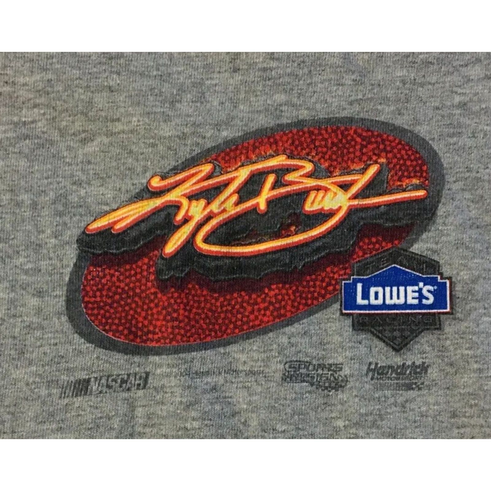 Fox Racing VINTAGE NASCAR Kyle Busch Shirt XL Flames Grunge Biker Skate Fire Y2K 90s Gray Mens Long Sleeve Size US XL / EU 56 / 4 - 5 Thumbnail