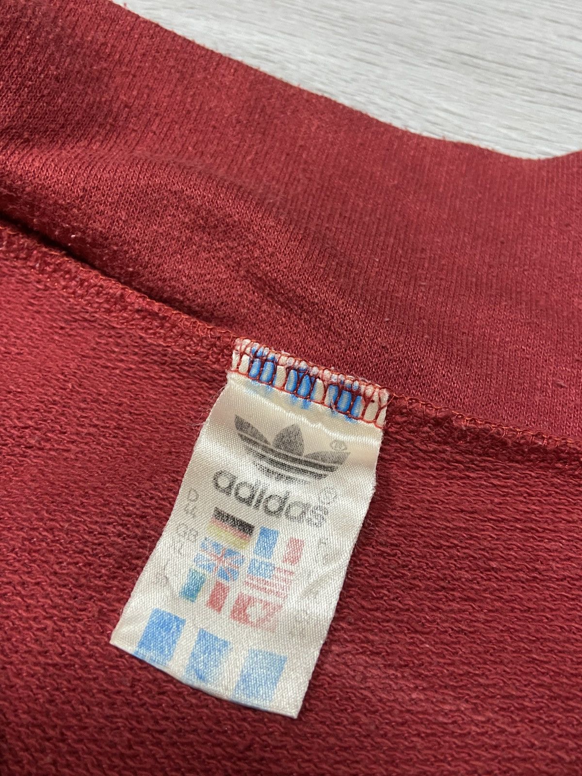 Adidas Adidas West Germany cropped stripe buttons turtle sweatshirt Size US M / EU 48-50 / 2 - 5 Thumbnail