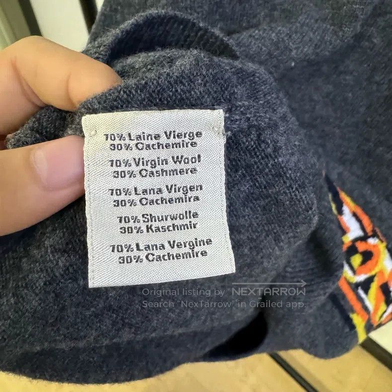 Hermes Hermes Dark Gray Cashmere Sweater Size US L / EU 52-54 / 3 - 4 Thumbnail