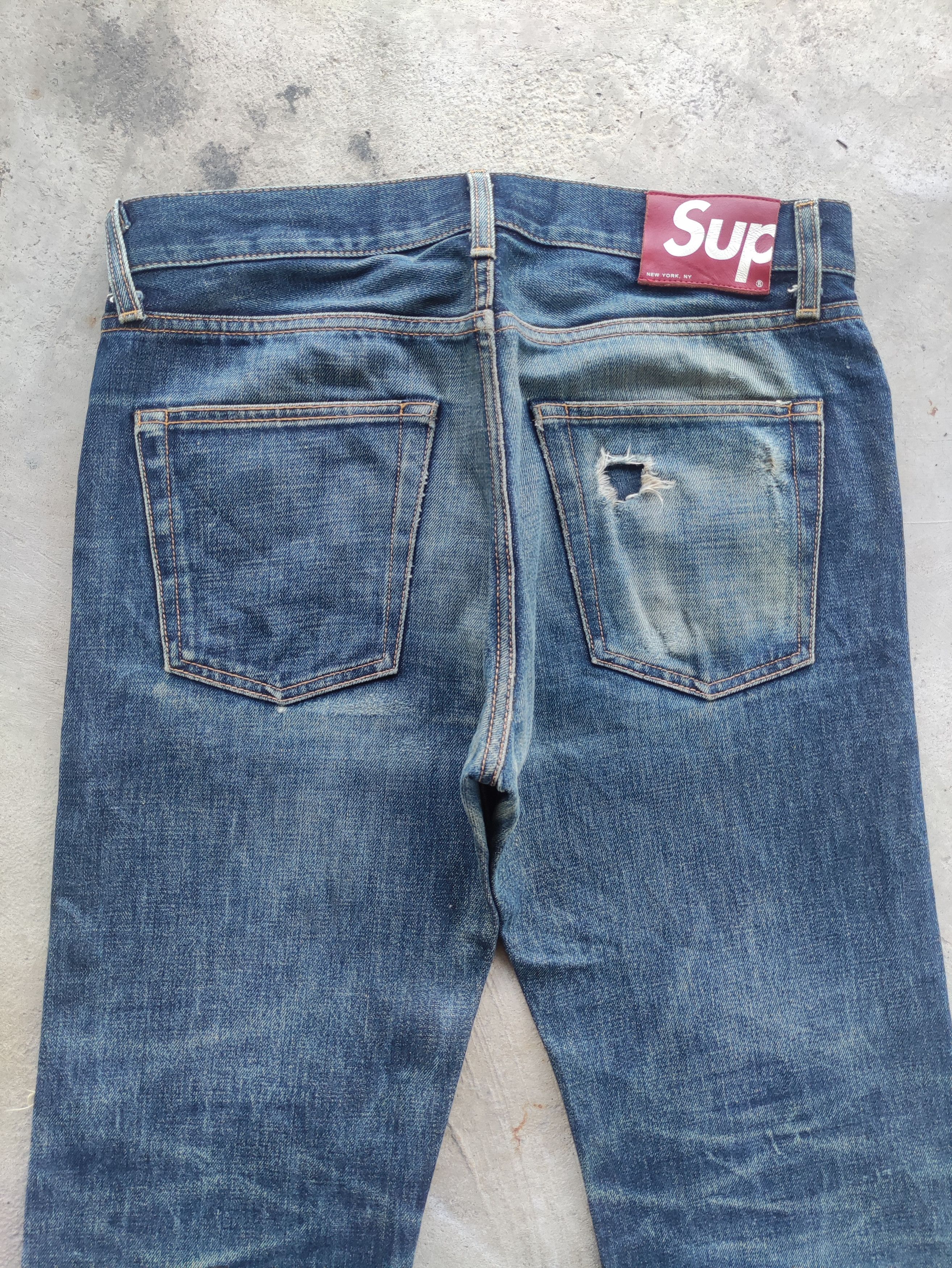 Supreme Vintage Supreme Button Selvedge Distressed Rusty Denim Size US 34 / EU 50 - 14 Thumbnail