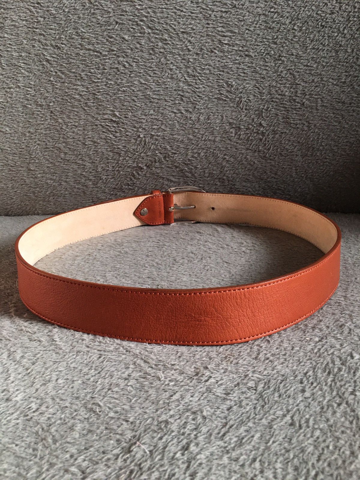 Longchamp Longchamp Leather France Mens Belt Light Brown Size ONE SIZE - 7 Thumbnail