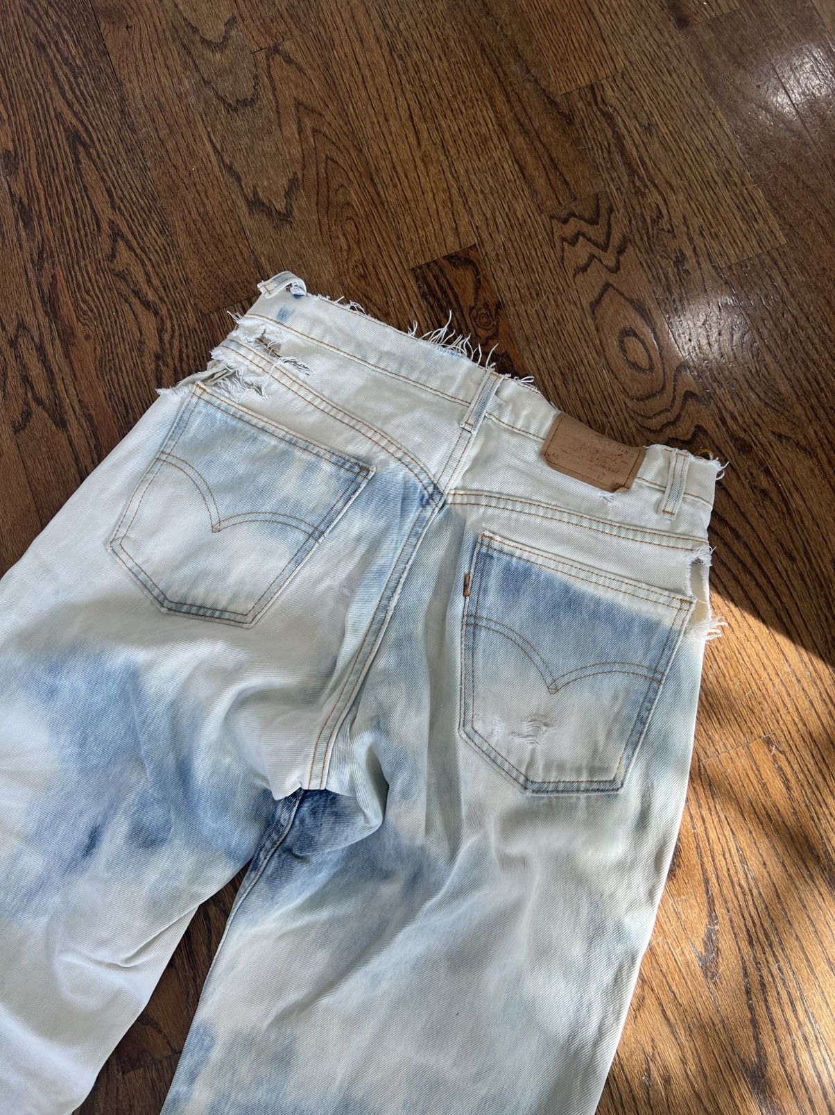 Levi's × Vintage 🔥Vintage 70s Acid Wash Orange Tab Levi’s Travis Scott Size US 30 / EU 46 - 7 Thumbnail