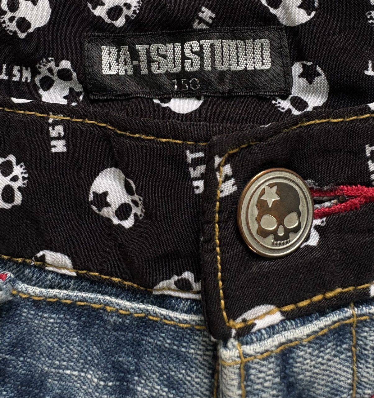 Isamu Katayama Backlash BA-TSU Studio Skull Pants Size US 27 - 11 Thumbnail