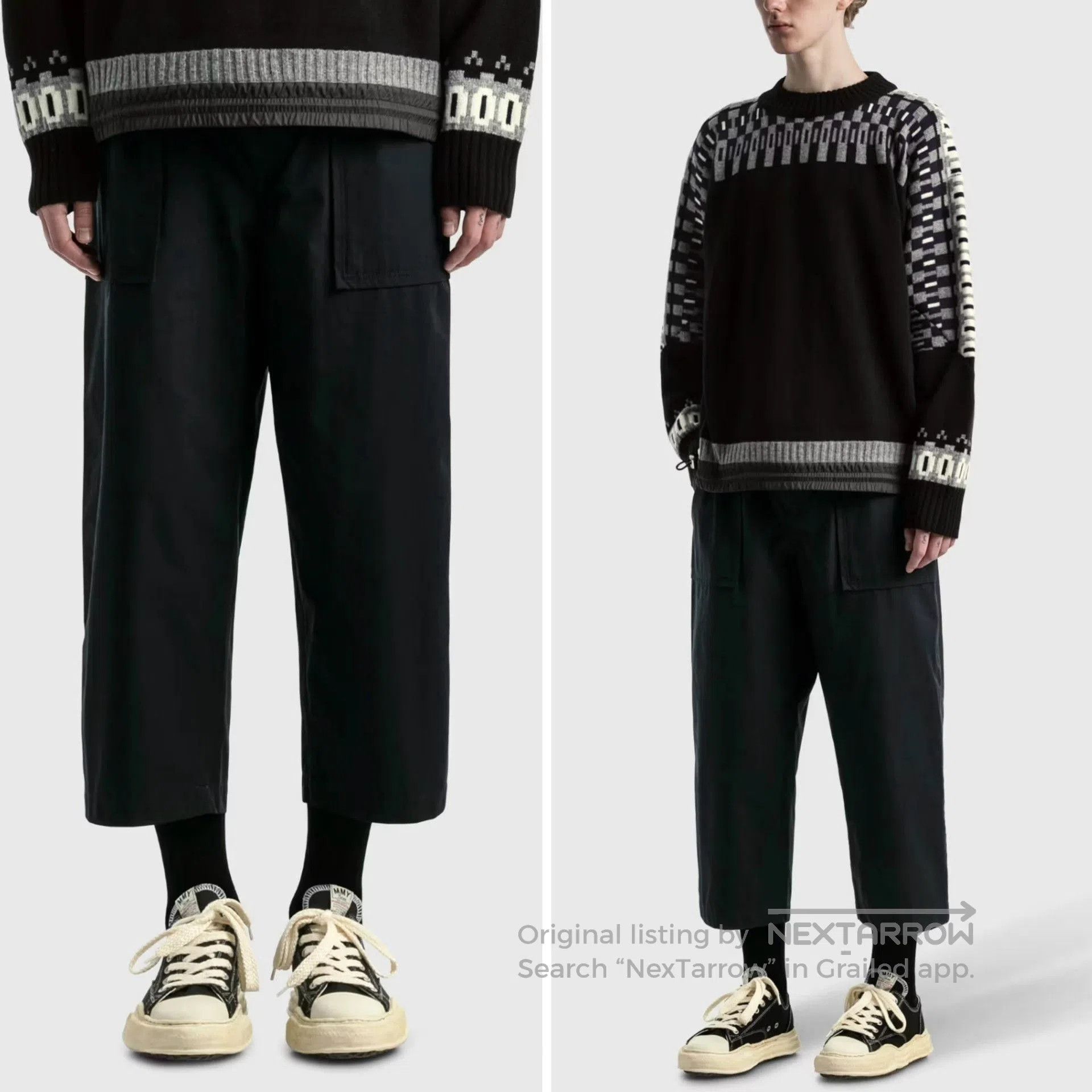 Sacai Sacai Cotton Oxford Cargo Pants. Size US 26 / EU 42 - 3 Thumbnail