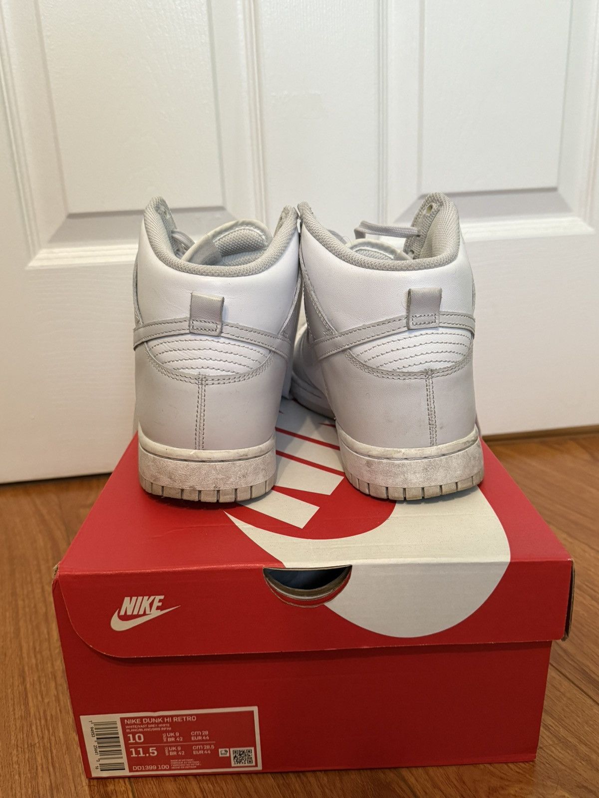 Nike Nike dunk high grey Size US 10 / EU 43 - 3 Thumbnail