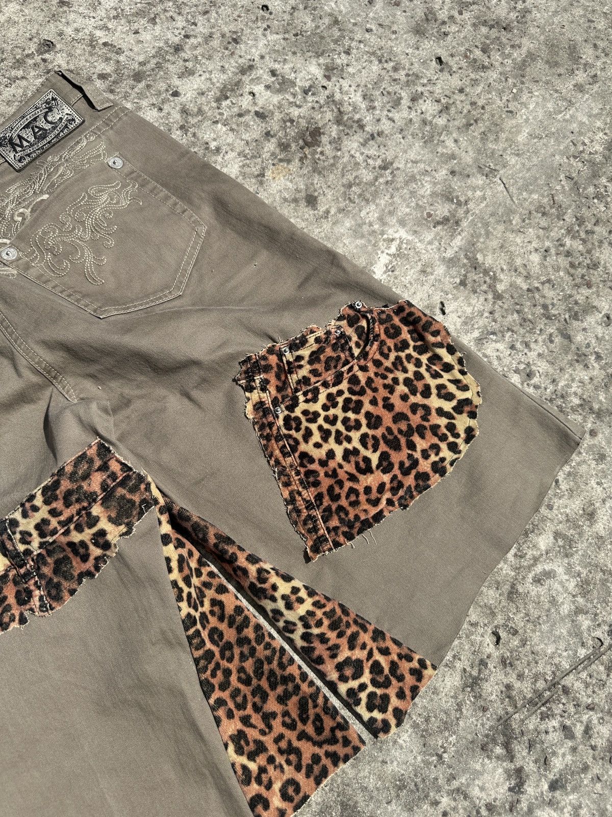 Other Vintage Leopard Jeans Shorts Rare Streetwear Casual L Custom Size US 34 / EU 50 - 6 Thumbnail