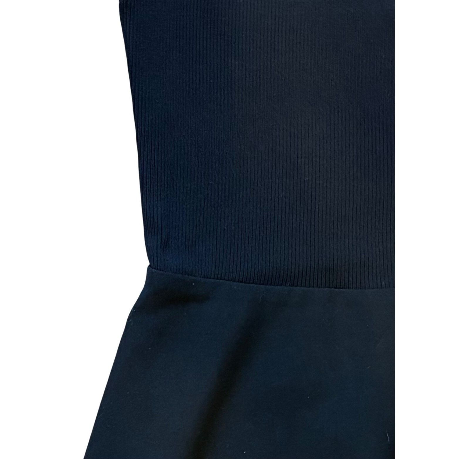 Halston Heritage $325 Halston Heritage 4 Stretch Knit Midi Dress Mock Neck Sl Size S / US 4 / IT 40 - 4 Thumbnail