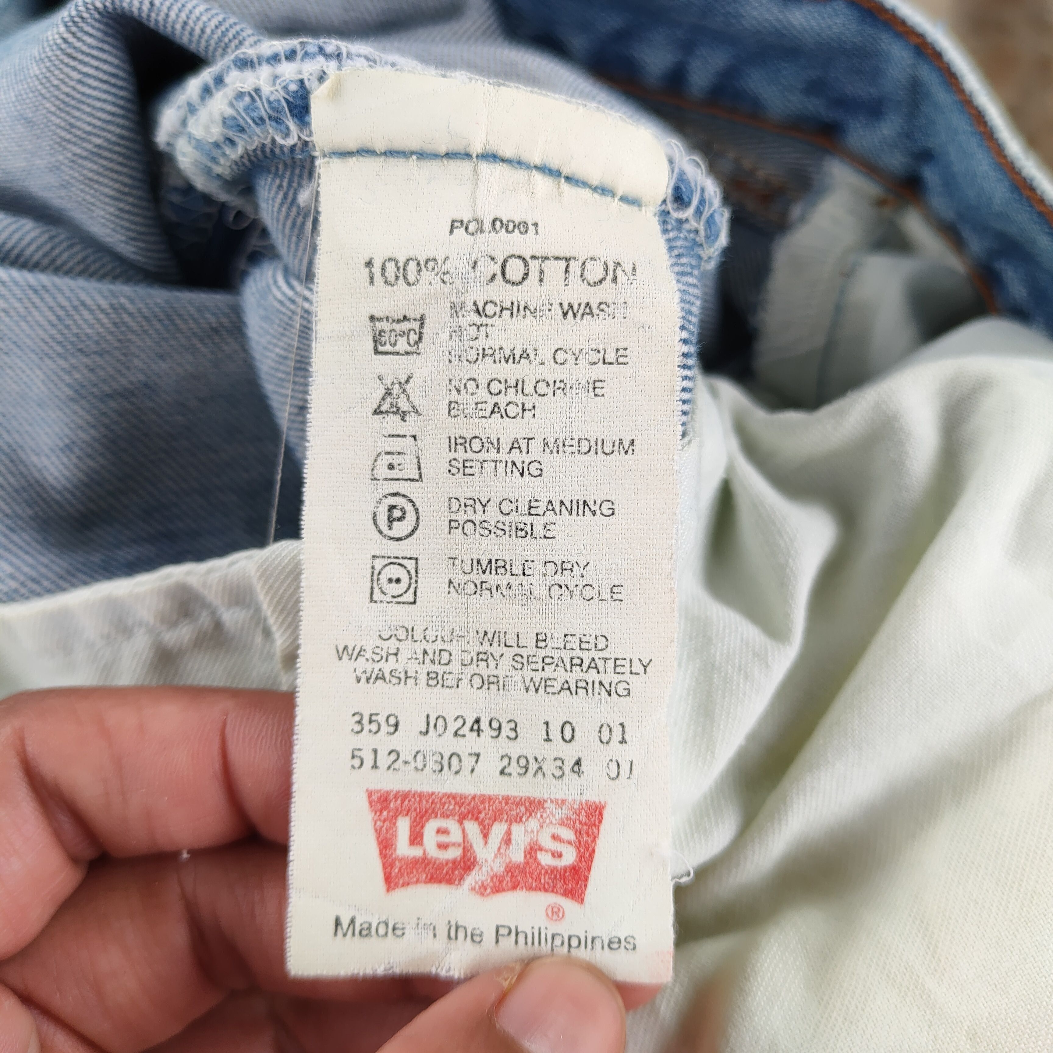 Levi's Vintage Clothing Vintage Levi's 513 faded distressed jeans denim pants Size US 32 / EU 48 - 13 Thumbnail