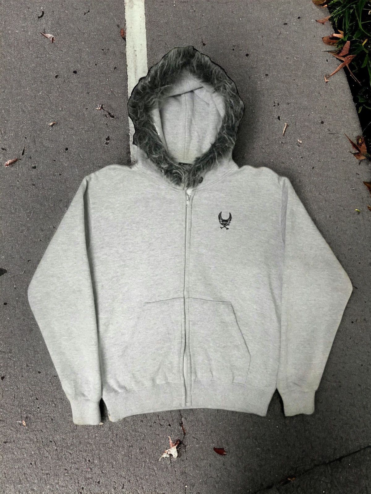 image of 20471120 x Avant Garde Rna Inc Japan Brand Skulls N Bones Thrash Devis Stir Head in Grey (Size Medi
