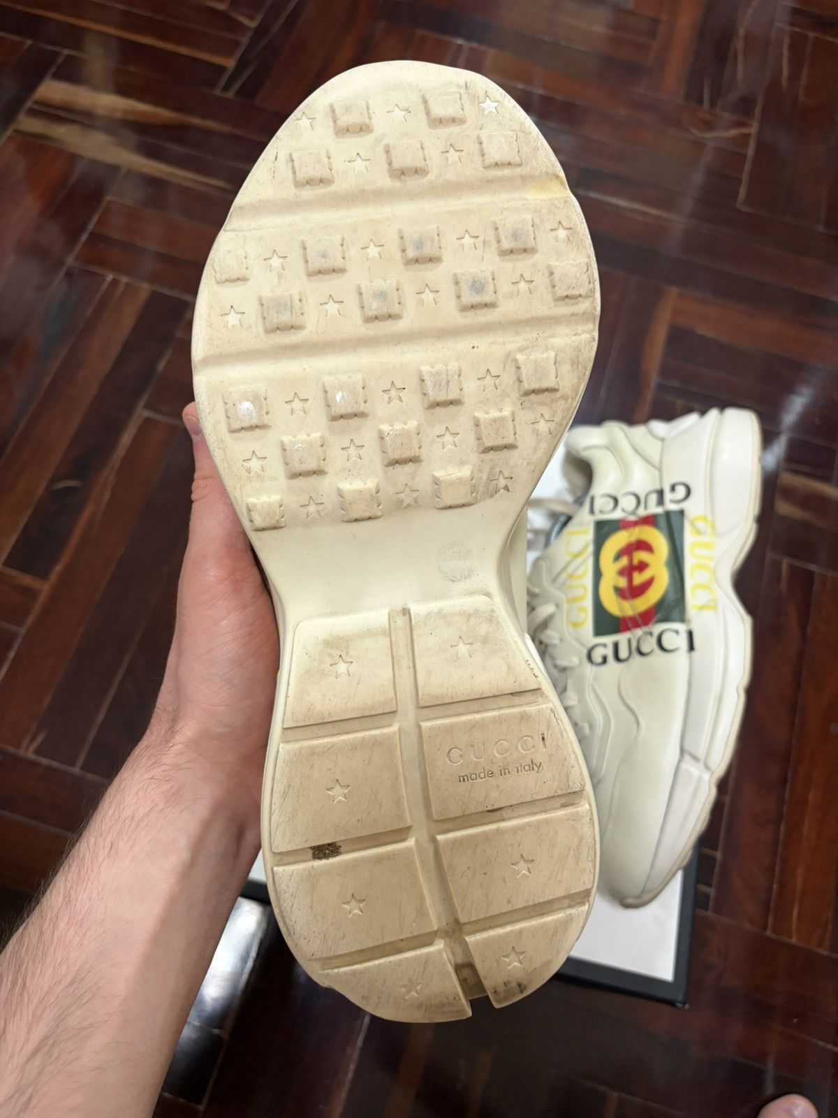 Gucci Gucci Rhyton Leather Sneakers Size US 9 / EU 42 - 6 Thumbnail