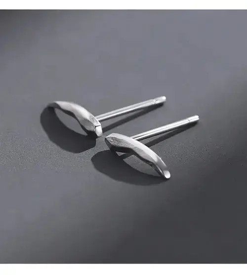 Sterling Silver 925 Silver Plated Small Mini Stud Earrings for Men Women Size ONE SIZE - 2 Thumbnail