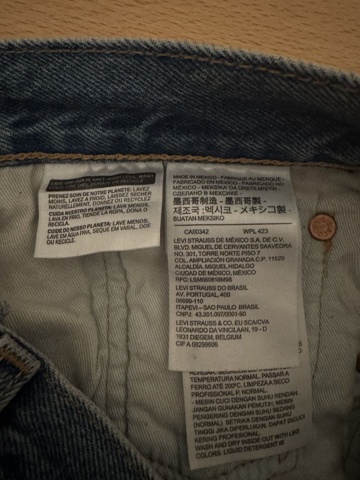 DENIM TEARS Denim Tears dark wash deim Size US 29 - 4 Thumbnail