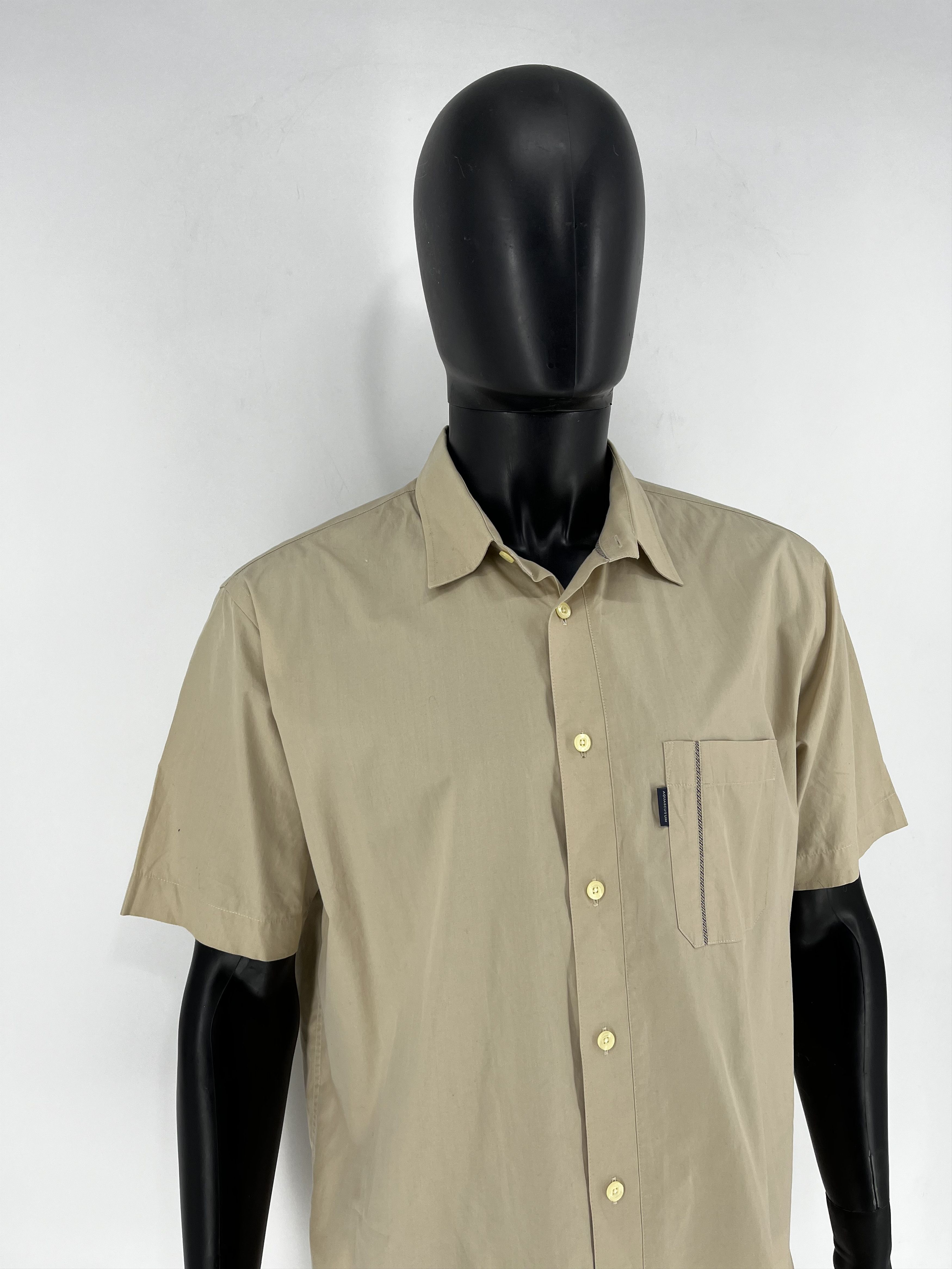 Aquascutum Mens Shirt Long Sleeve Aquascutum Vintage Size XL Size US XL / EU 56 / 4 - 3 Thumbnail
