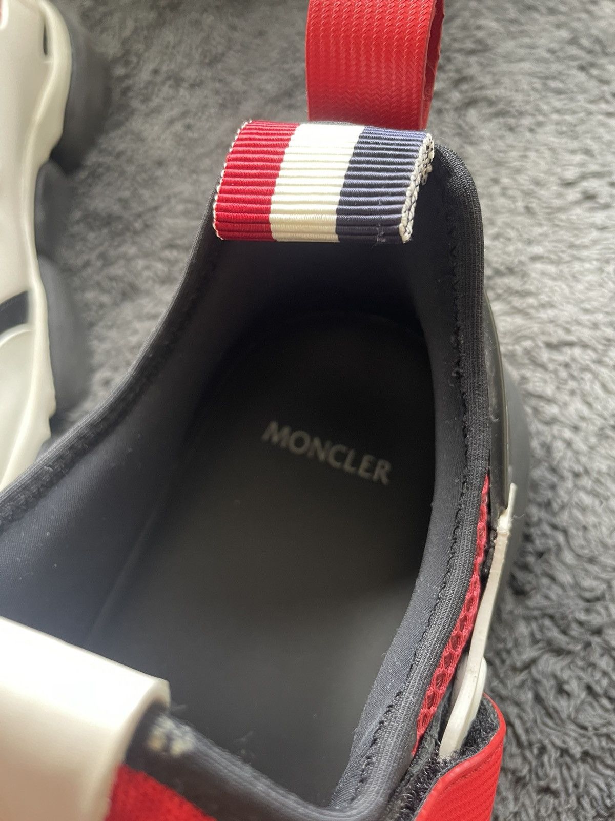 Moncler Baskets Moncler Bakary Scarpa Noir , Blanc 42 Size US 8.5 / EU 41-42 - 4 Thumbnail