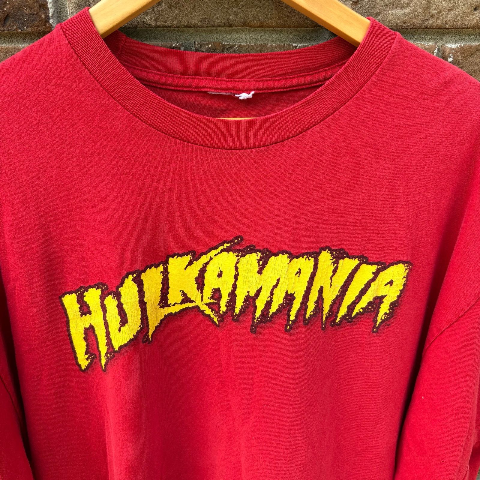 WWE Crazy Vintage 90s Hulk Hogan Hulk Mania T-Shirt XXL Size US XXL / EU 58 / 5 - 3 Thumbnail