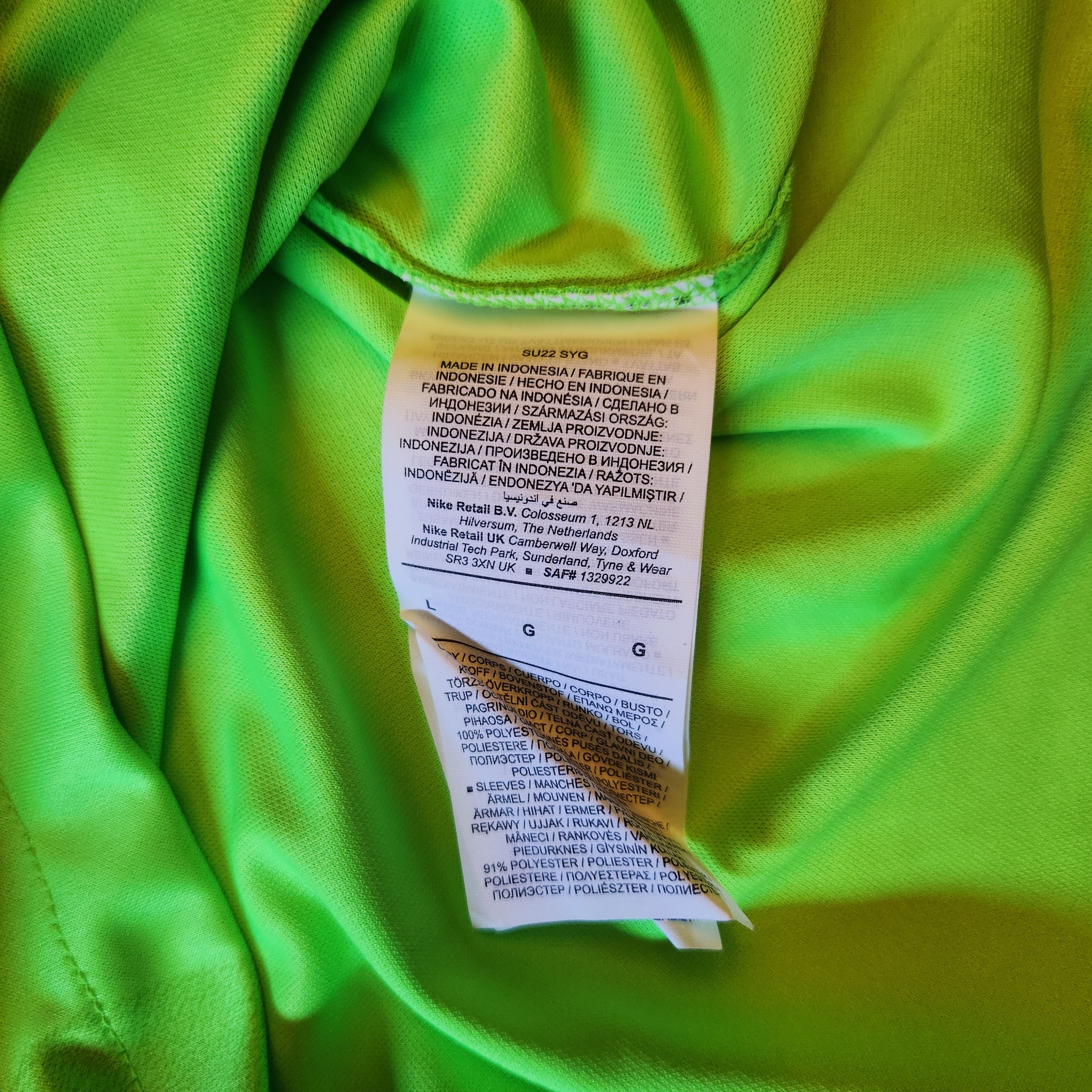 Nike Kitroom Spartak Moscow 2022-2023 Goalkeeper Jersey Size US L / EU 52-54 / 3 - 8 Thumbnail