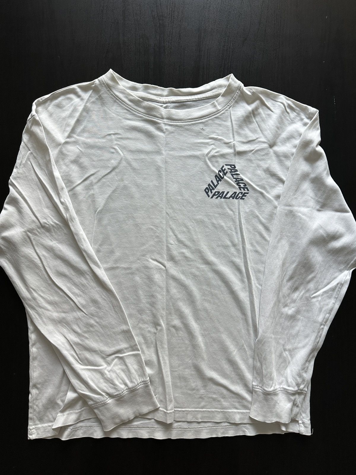 Palace Palace world industries longsleeve white waterboy | Grailed