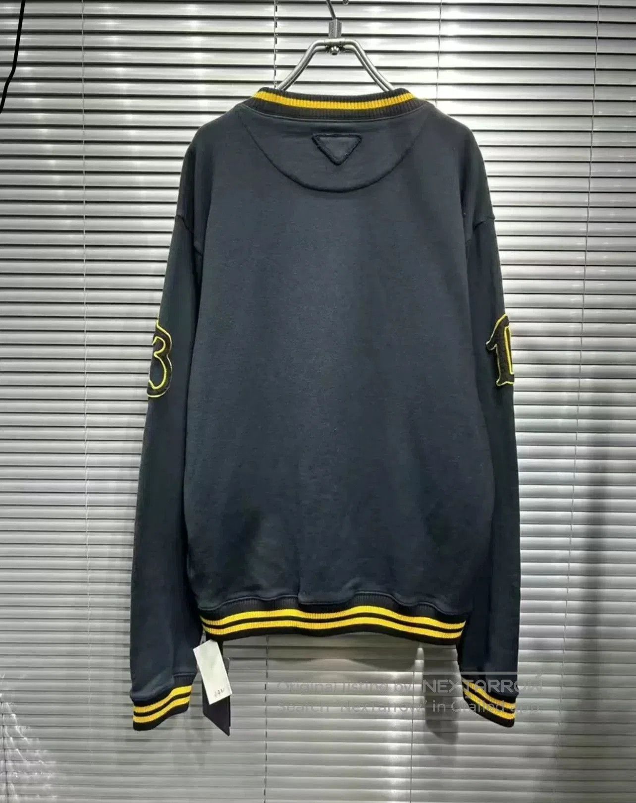 Prada prada navy blue embroidered sweatshirt. Size US S / EU 44-46 / 1 - 2 Thumbnail