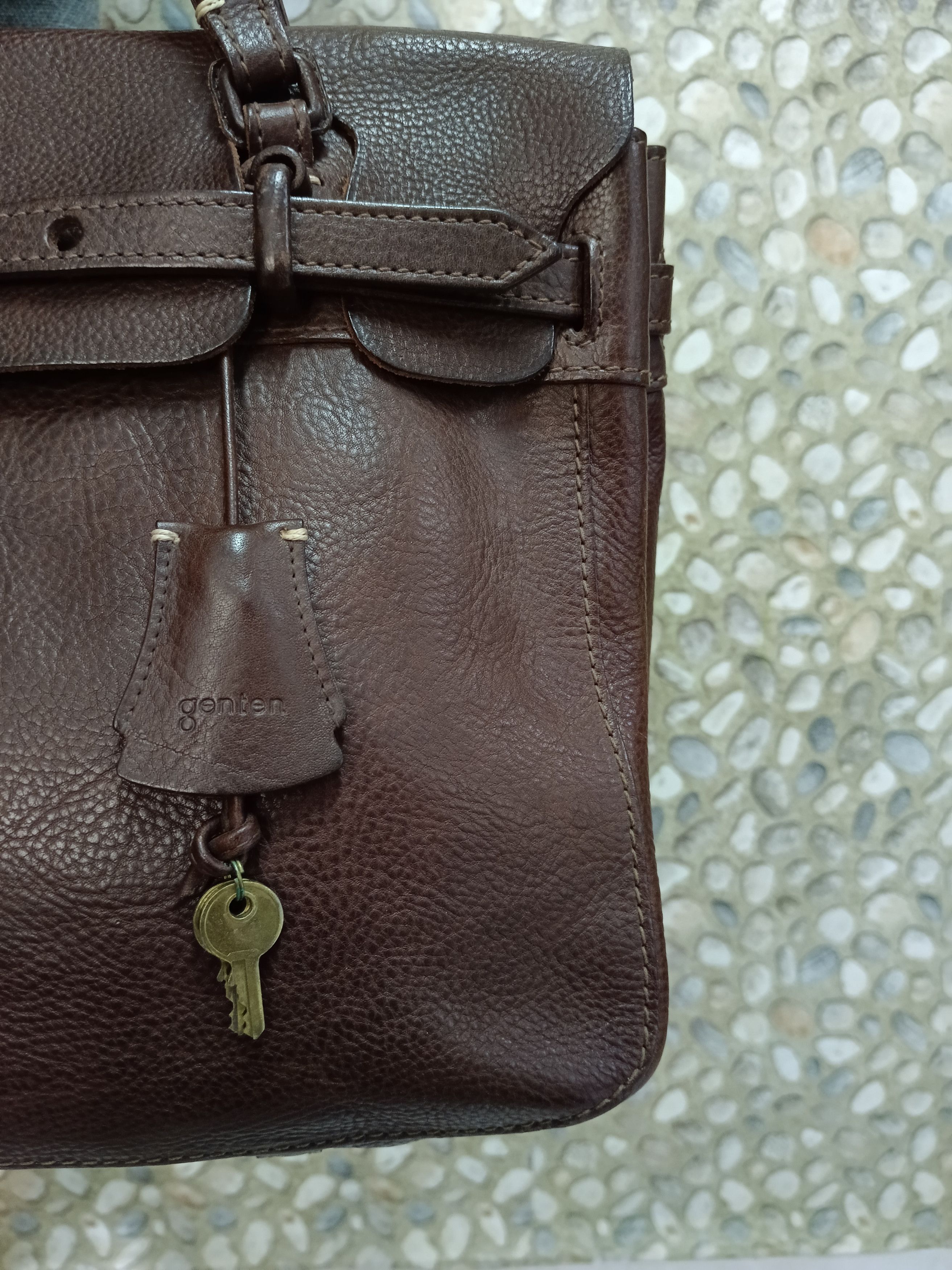 Leather BIRKIN GENTEN PATINA LEATHER Size ONE SIZE - 4 Thumbnail