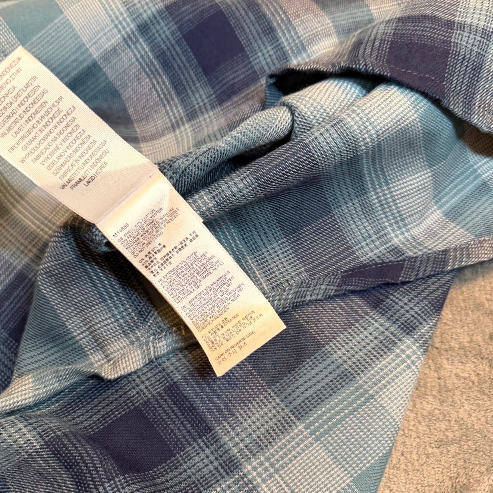 Marmot VINTAGE Marmot Fairfax Novelty Lightweight Flannel Shirt Arctic Blue Plaid Mens 2XL NWT Size US XXL / EU 58 / 5 - 7 Thumbnail