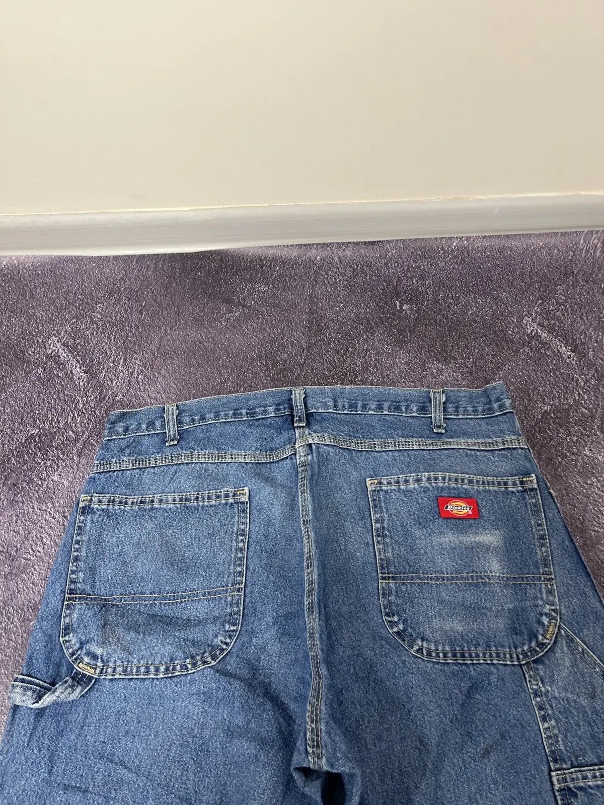Dickies × Vintage Vintage Dickies USA Faded Blue Denim Work Hype Baggy Jeans Size US 36 / EU 52 - 5 Thumbnail