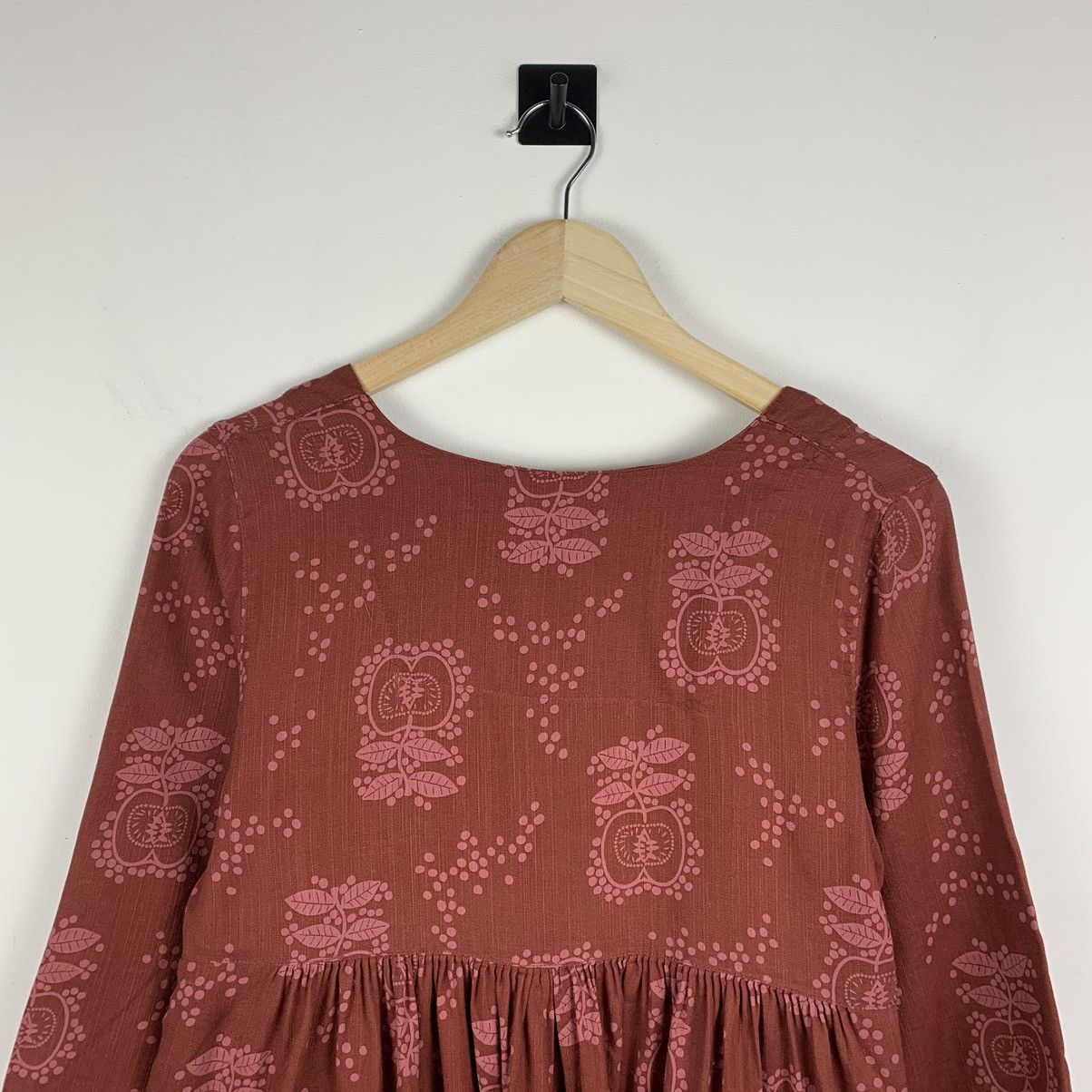 Gudrun Sjoden Gudrun Sjoden Floral Blouse Shirt Tunica Size S 3/4 Sleeve Size S / US 4 / IT 40 - 10 Thumbnail