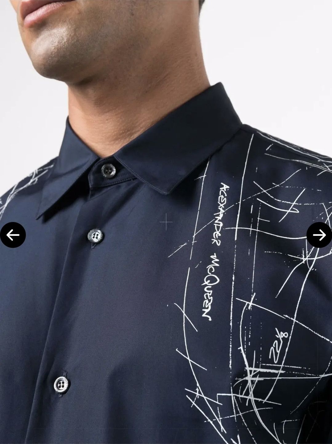 Alexander McQueen Harness-print shirt Size US M / EU 48-50 / 2 - 12 Thumbnail