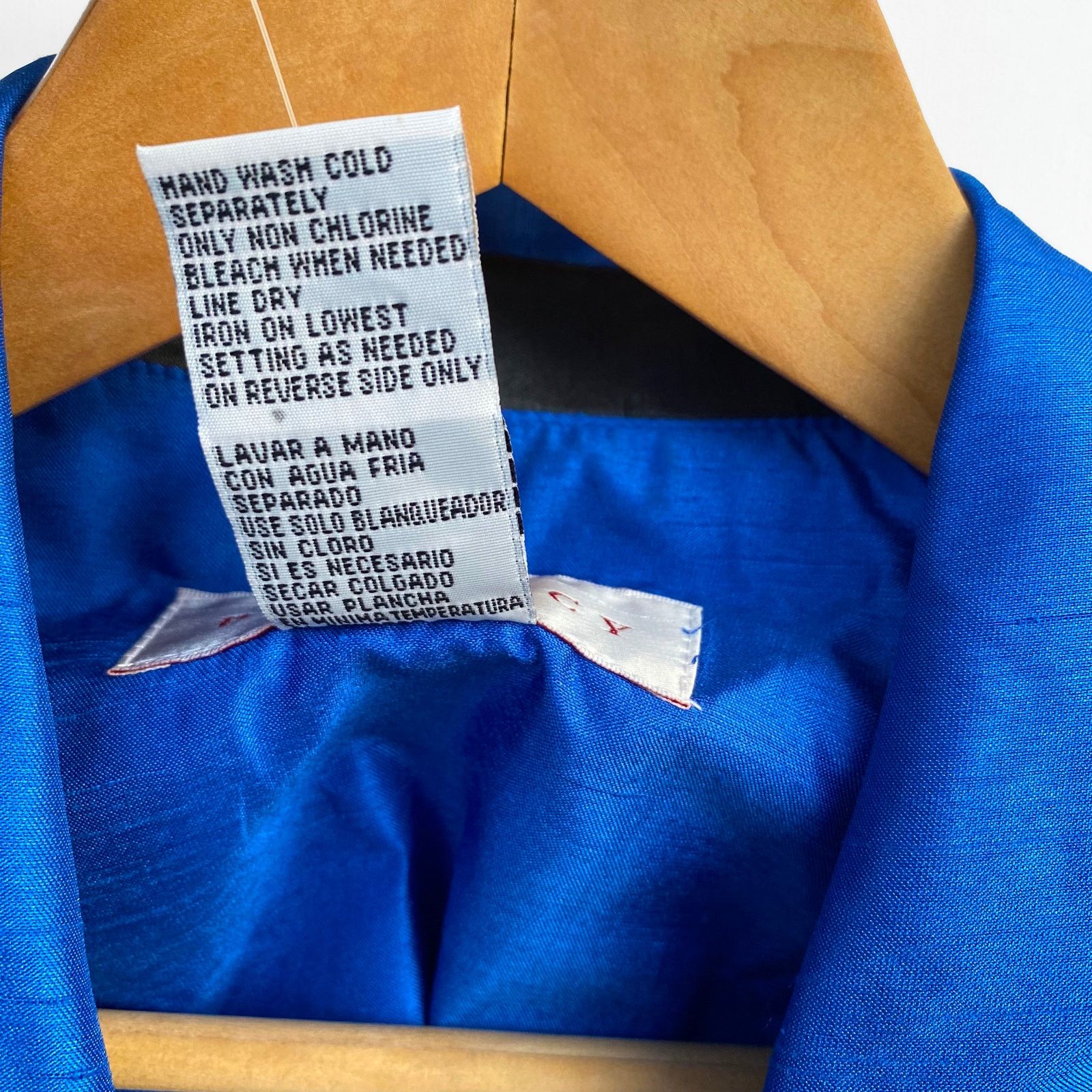 Other Prophecy : NEW $89 Blue Satin Taffeta Blouse : Size 14 Size XL / US 12-14 / IT 48-50 - 5 Thumbnail