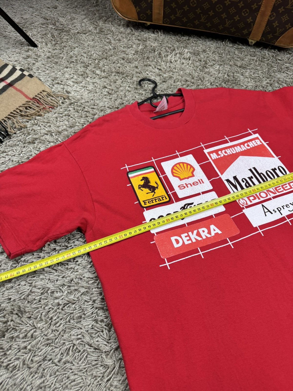 Ferrari × Hanes × Vintage Vintage t shirt Ferrari Michael Schumacher Hanes original Size US XL / EU 56 / 4 - 6 Thumbnail