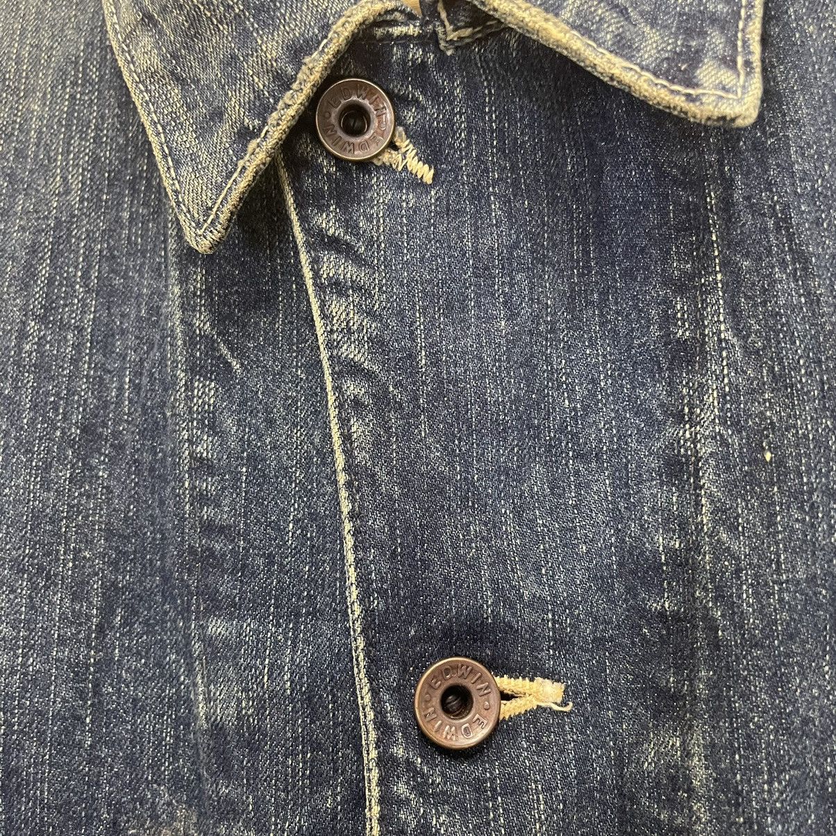 Edwin VINTAGE EDWIN 503 REBEL CHORE DENIM JACKET Size US M / EU 48-50 / 2 - 5 Thumbnail