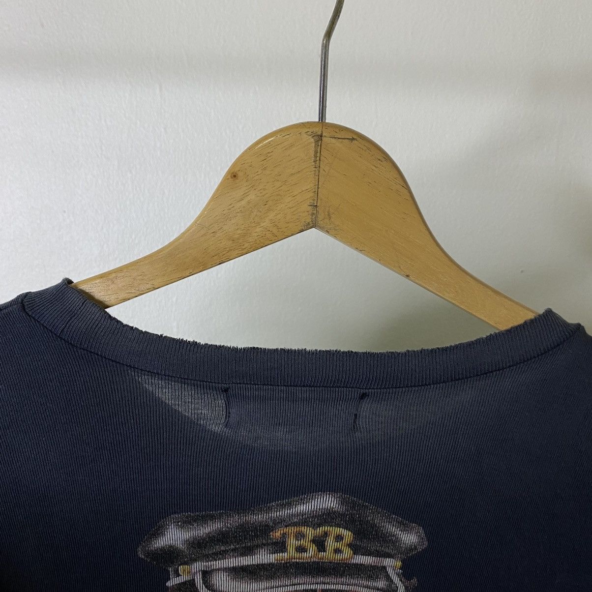 Cartoon Network Vintage 1990s Betty Boop Overprint Faded LS T Shirt Size US XS / EU 42 / 0 - 4 Thumbnail