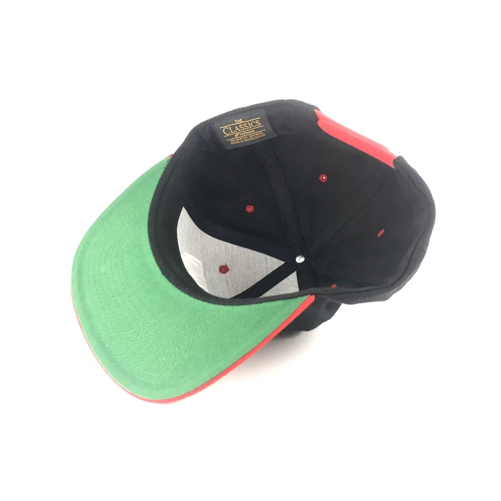 Vintage VINTAGE Yupoong Hat Mens Adjustable Black The Classics Snapback Since Red Size ONE SIZE - 5 Thumbnail