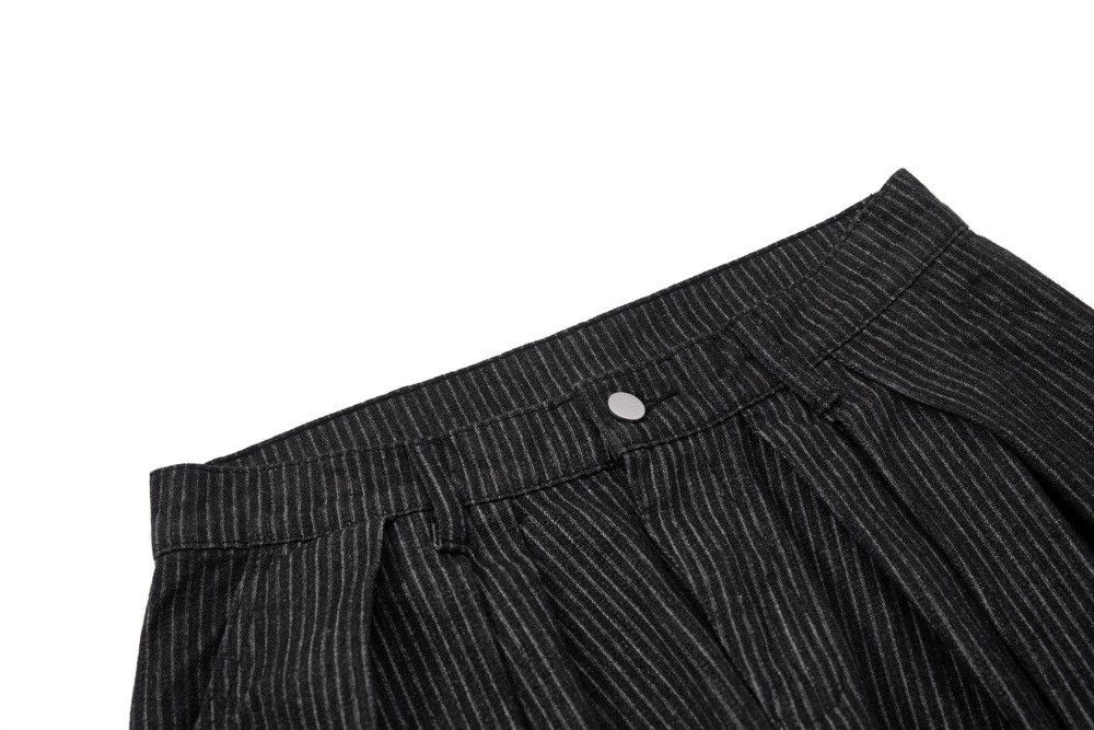 Jean Men's Loose American Retro Vertical Striped Curved Jeans Size US 32 / EU 48 - 3 Thumbnail