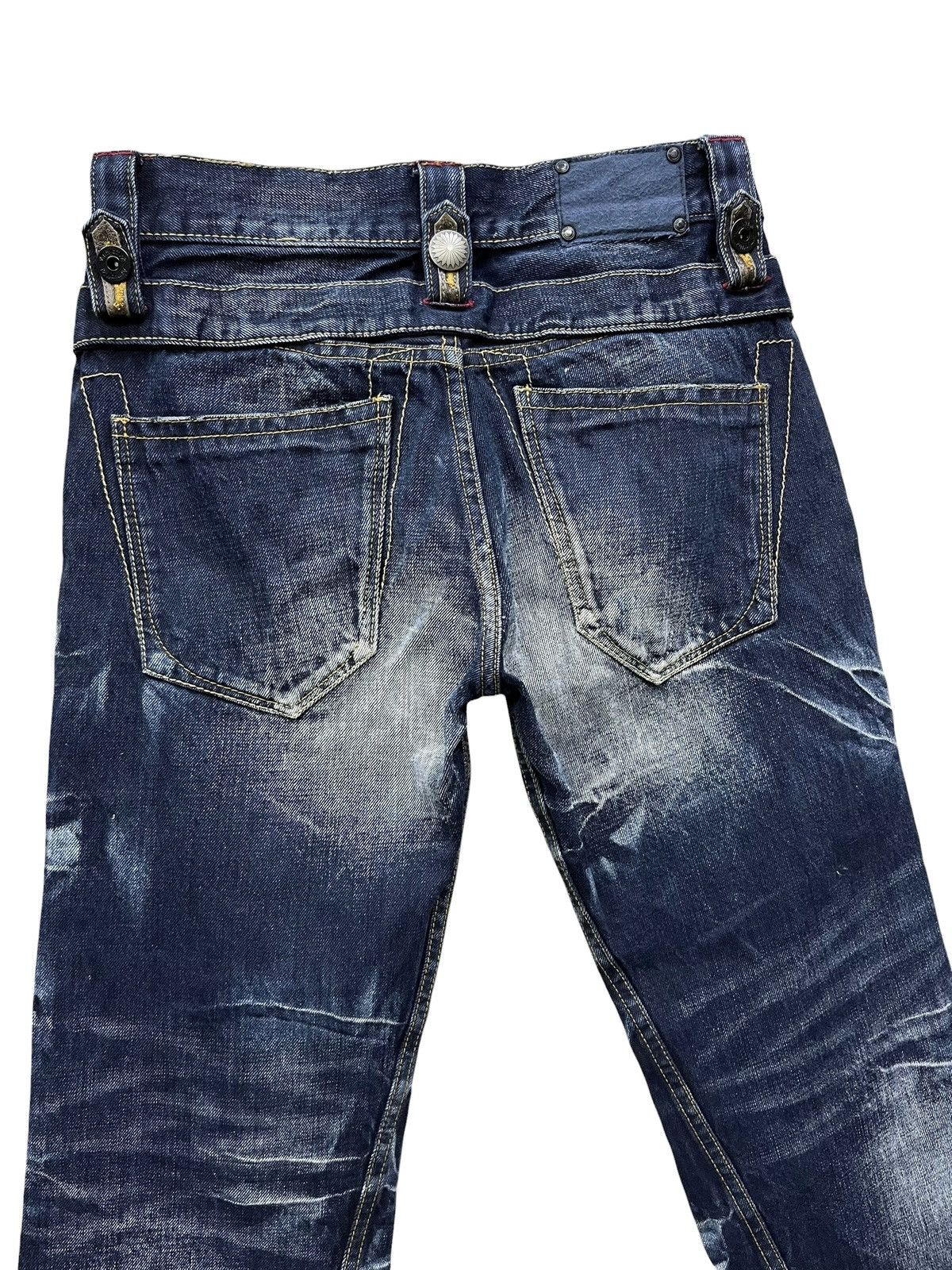 Army Of Me FYE🔥VINTAGE Army Of No! Double Waist Jeans Tornado Mart Era Size US 30 / EU 46 - 8 Thumbnail
