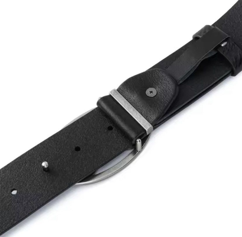 Genuine Leather Youth Simple Top Layer Cowhide Trendy Versatile Belt Size ONE SIZE - 5 Thumbnail