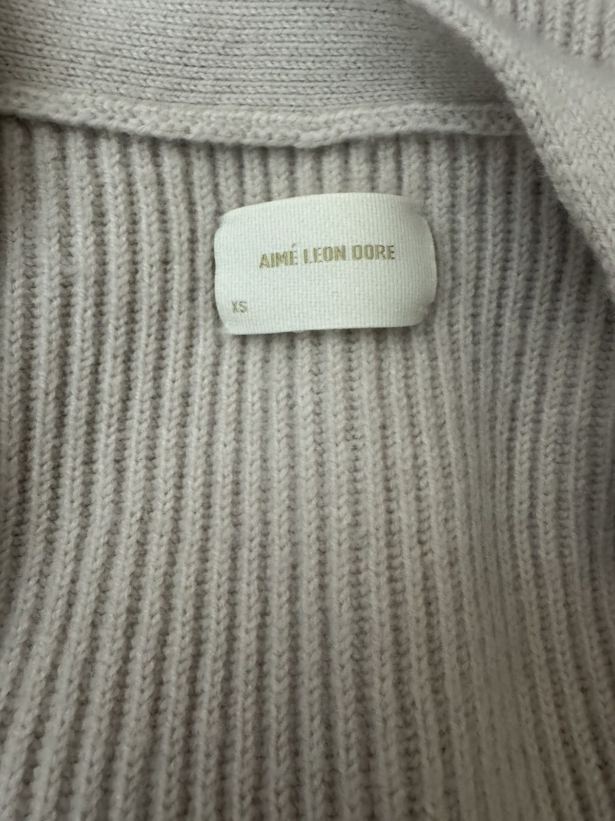 Aime Leon Dore Waffle Knit Cardigan Size US XS / EU 42 / 0 - 3 Thumbnail