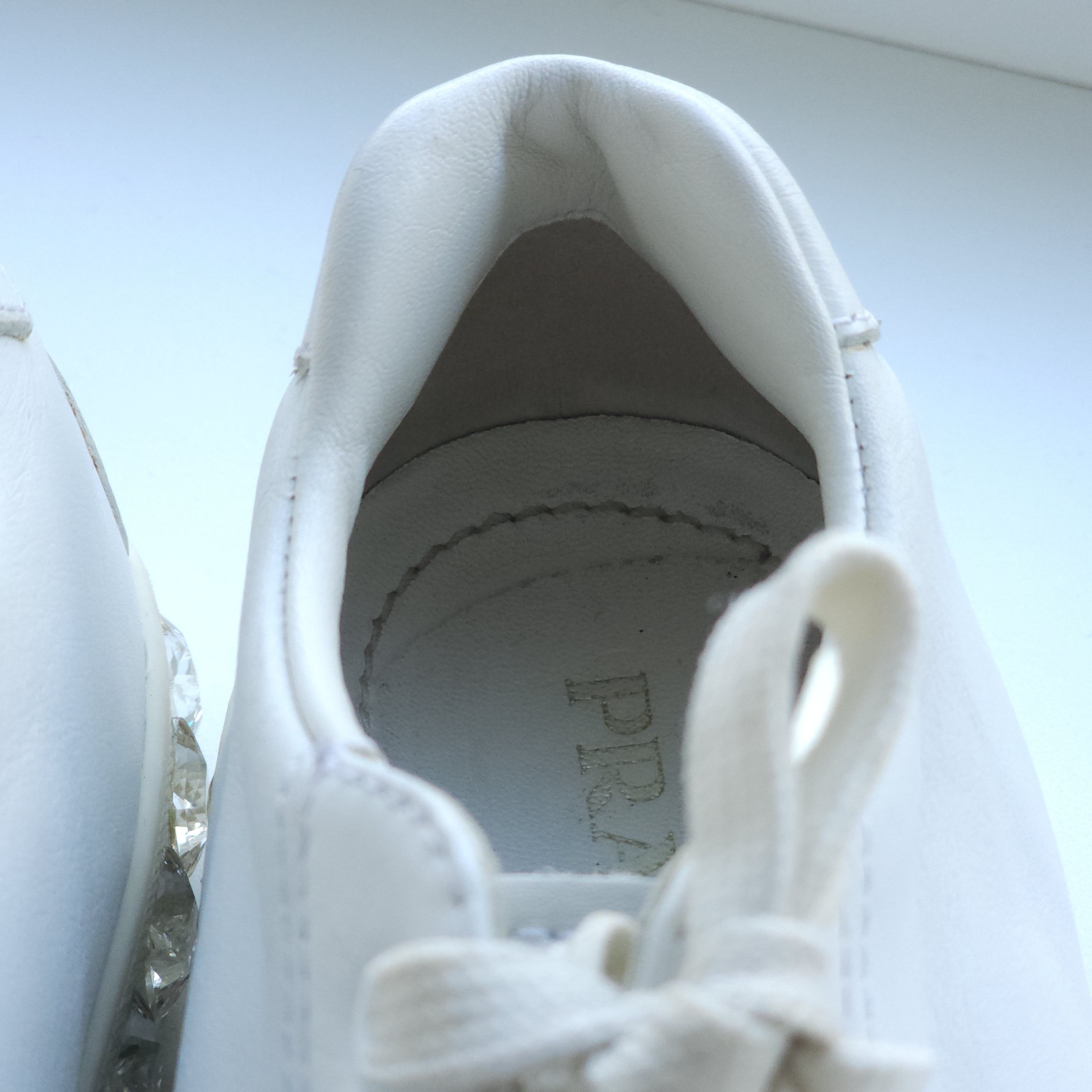 Prada Prada Leather Trainers made in Italy Womens EUR 37,5 US 7,5 Size US 7.5 / IT 37.5 - 7 Thumbnail